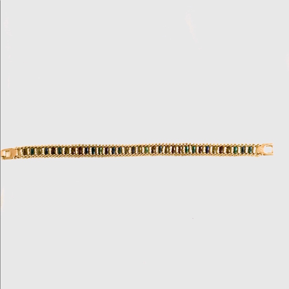 PREMIER DESIGNS Gold Tone & Shiny Stone Bracelet - Picture 3 of 3